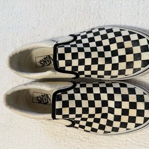Vans Checkerboard Slip-On Sneakers 10.5
